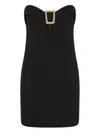 Rebecca Vallance Black Altair Short Black Dress In Black