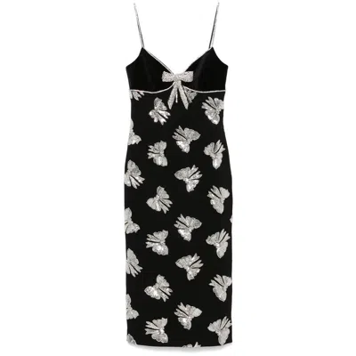 Rebecca Vallance X Nicky Hilton Valor Midi Dress In Black