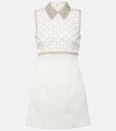 Rebecca Vallance Bridal Delaney Embellished Minidress In White
