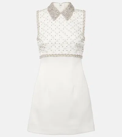 Rebecca Vallance Bridal Delaney Embellished Minidress In Ivory