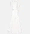 Rebecca Vallance Bridal Recut Printed Gown In White