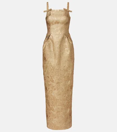 Rebecca Vallance Bridal Solana Gown In Brown