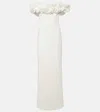 Rebecca Vallance Tessa Ruffled Gown In White
