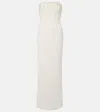 REBECCA VALLANCE BRIDAL THERESA FAUX PEARL-EMBELLISHED GOWN