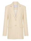 Rebecca Vallance Button Winnie Blazer In Neutral