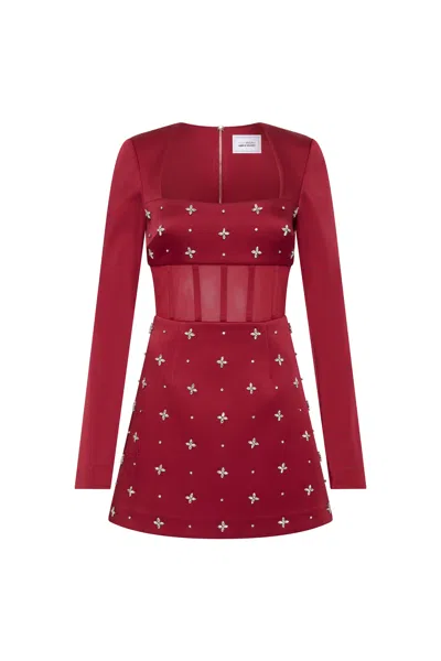 Rebecca Vallance Carmella Long Sleeve Mini Dress