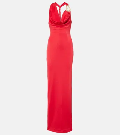Rebecca Vallance Carmine Gown In Red
