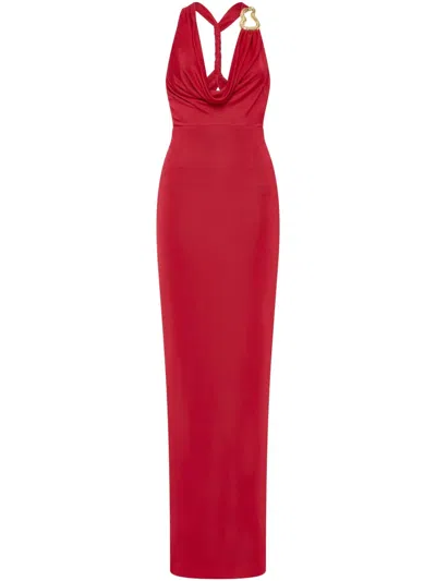 Rebecca Vallance Carmine Maxi Dress In 红色