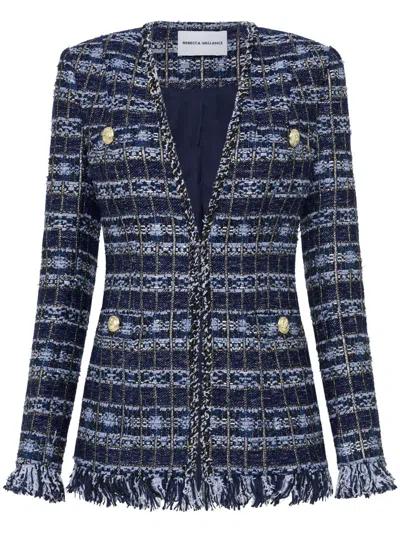 Rebecca Vallance Caroline Jacket In Blue