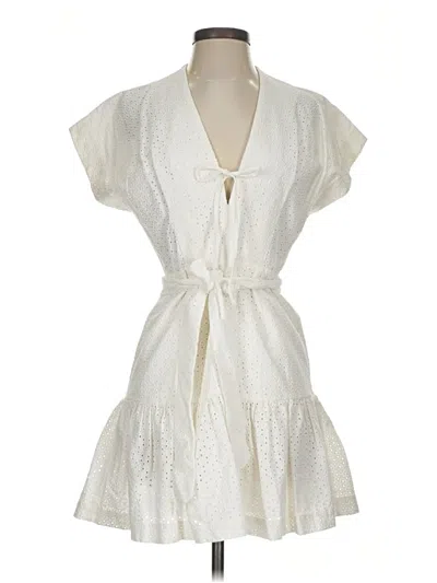 Pre-owned Rebecca Vallance Casual Dress In Ivory