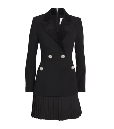 Rebecca Vallance Celia Tux Mini Dress In Black