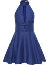 Rebecca Vallance Cera Mini Dress In 蓝色