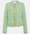 Rebecca Vallance Cher Houndstooth Jacket In Multicoloured