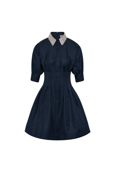 Rebecca Vallance Cielo Mini Dress In Blue