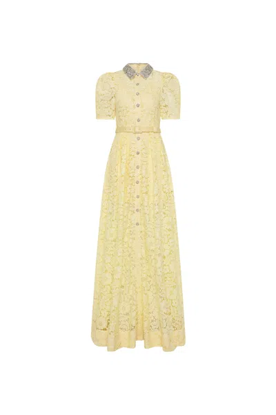 Rebecca Vallance Citrine Maxi Dress In Yellow