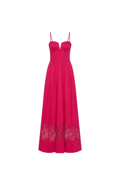 Rebecca Vallance Claribelle Maxi Dress In Pink