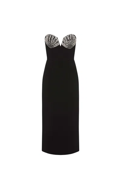 Rebecca Vallance Cordelia Midi Dress In Multi