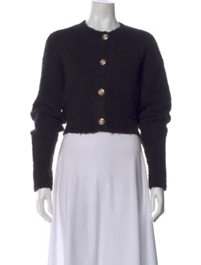 Pre-owned Rebecca Vallance Crew Neck Sweater In Black