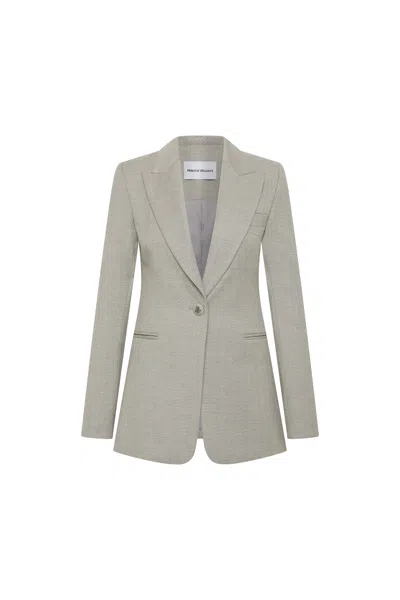 Rebecca Vallance Dauphine Blazer In Gray