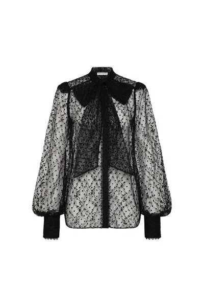 Rebecca Vallance Delphina Blouse In Black