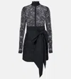 Rebecca Vallance Delta Mini Dress In Black
