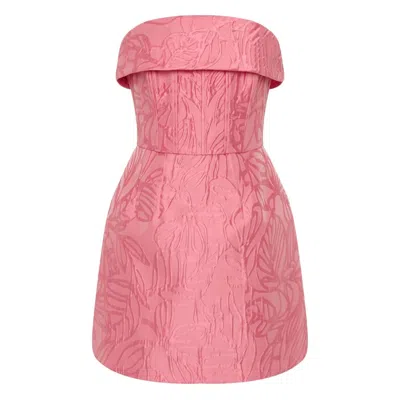 Rebecca Vallance Petra Mini Dress In Pink