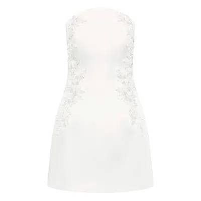 Rebecca Vallance Xanthe Mini Dress In White