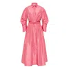 Rebecca Vallance Maple Shirt Midi Dress Pink