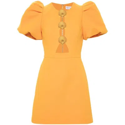 Rebecca Vallance Dresses In Orange