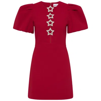 Rebecca Vallance Akari Mini Dress In Red