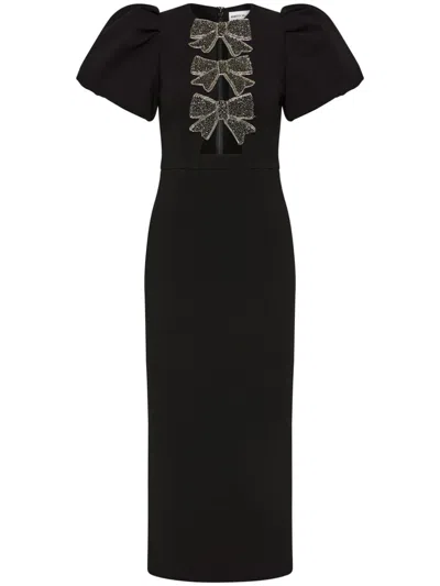 Rebecca Vallance Eliana Midi Dress In Black