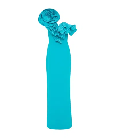 Rebecca Vallance Ella Gown In Blue