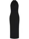 Rebecca Vallance Elora Midi Dress In Black