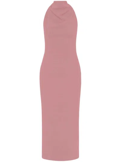 Rebecca Vallance Elora Midi Dress In Pink