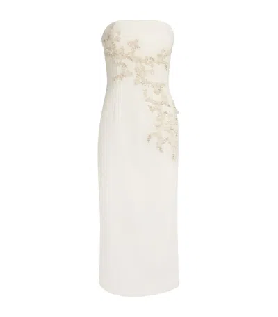 Rebecca Vallance Tove Midi Dress In White
