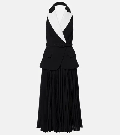 REBECCA VALLANCE EMMA BELTED MIDI DRESS