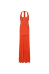 Rebecca Vallance Empress Pleated Crepe Corset Gown