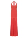 Rebecca Vallance Empress Pleated Crepe Corset Gown