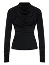 Rebecca Vallance Erin Cowl-effect Long-sleeve Top