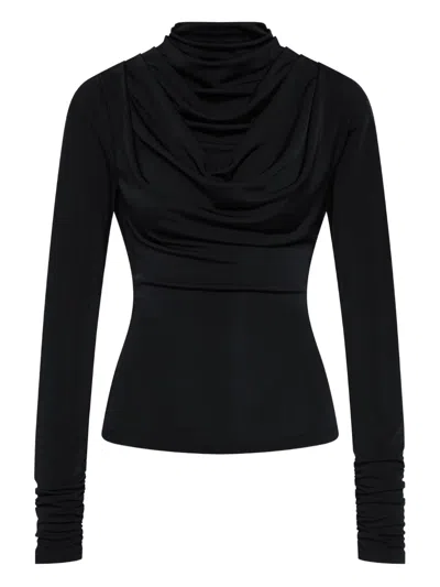 Rebecca Vallance Erin Cowl-effect Long-sleeve Top