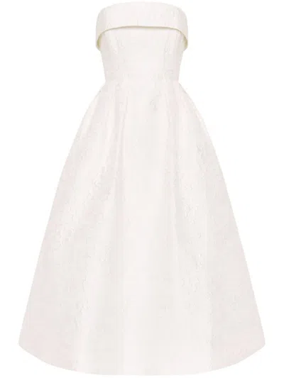 Rebecca Vallance Esther Midi Dress In Neutrals
