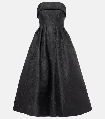 REBECCA VALLANCE ESTHER OFF-SHOULDER MIDI DRESS
