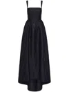 Rebecca Vallance Esther Strap Gown In Schwarz