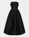 Rebecca Vallance Esther Midi Dress In Black