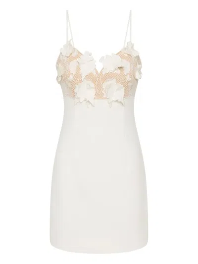 REBECCA VALLANCE FLORAL LACE PARRISH MINI DRESS