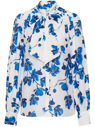 REBECCA VALLANCE FLORAL-MOTIF BLOUSE