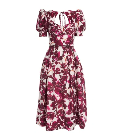 Rebecca Vallance Floral Nerissa Midi Dress
