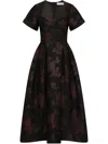 Rebecca Vallance Florentina Midi Dress In Red