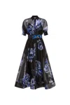 Rebecca Vallance Florentine Button Midi Dress