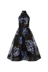 Rebecca Vallance Florentine Halter Midi Dress